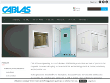 Tablet Screenshot of cablas.com